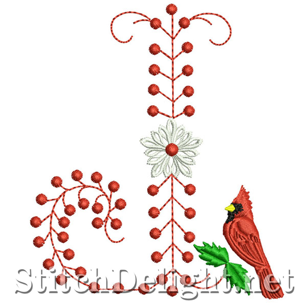 SDS1124 Christmas Font J