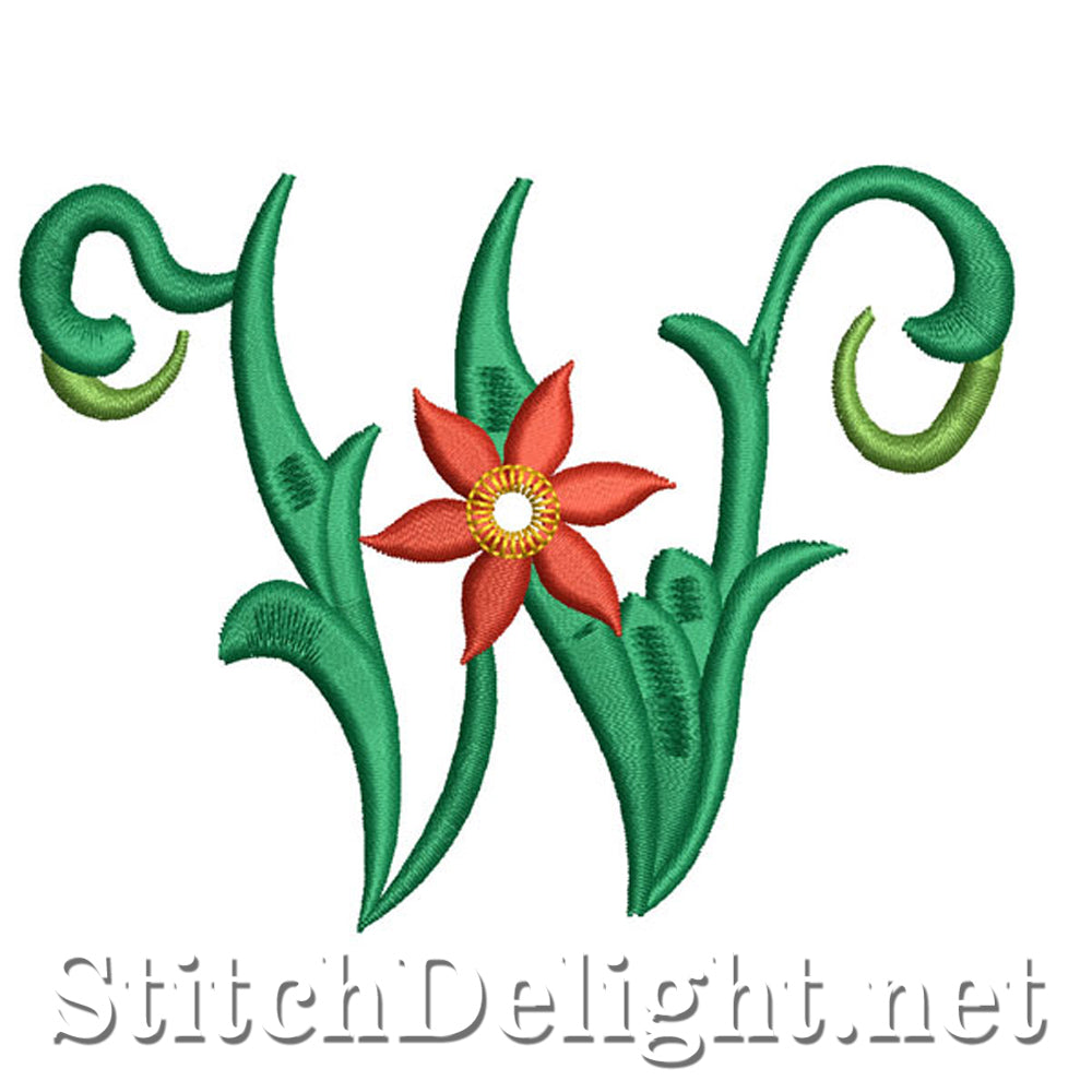 SDS1119 Poinsettia-lettertype W