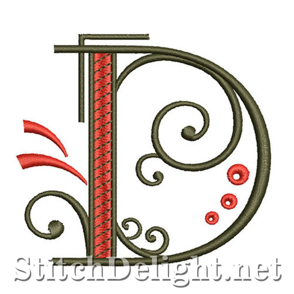 SDS1128 Fancy Deco Font D