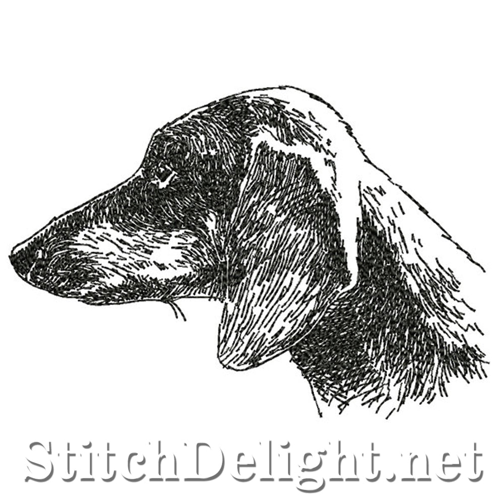 SDS0387 Croquis au crayon Teckel