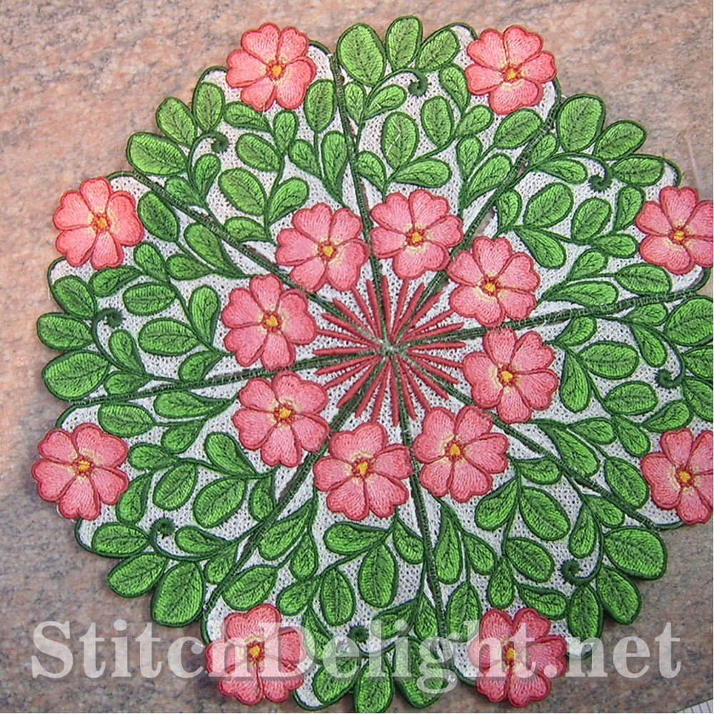 AE054 Flower Doily