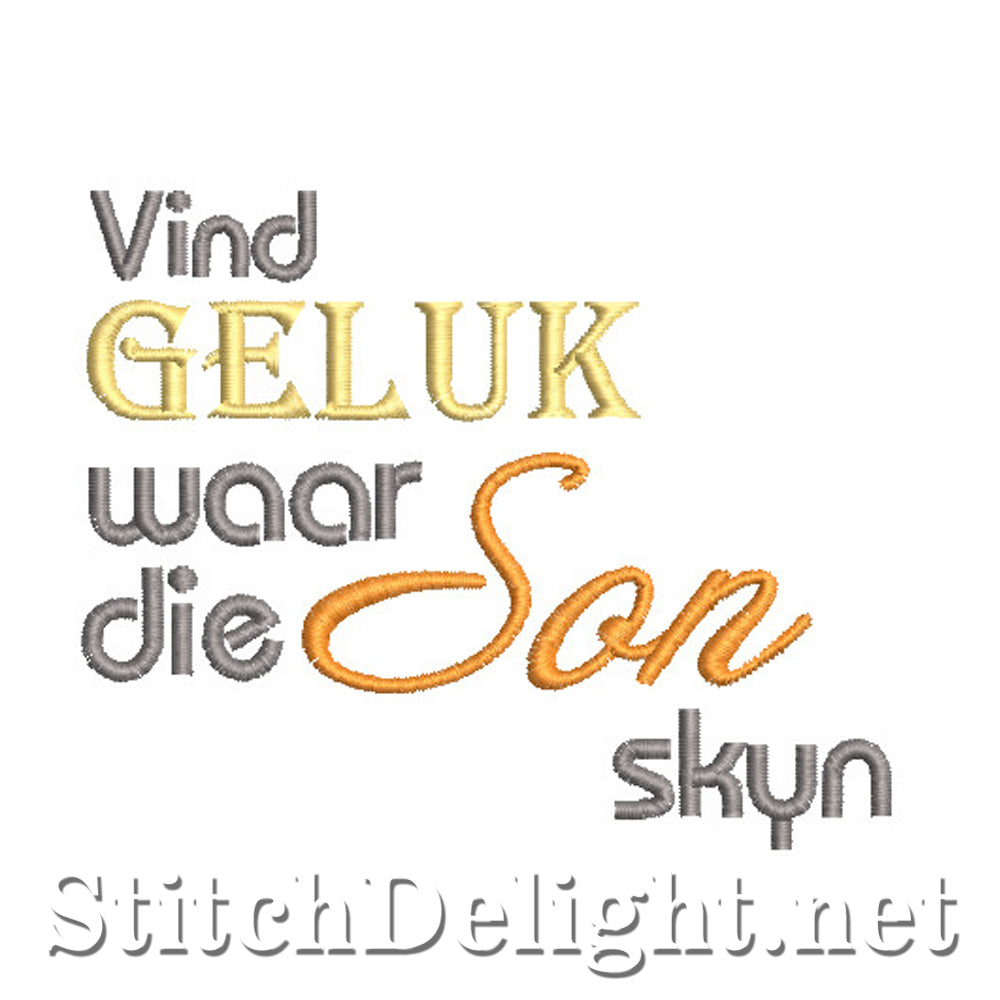 SD1317 Geluk Waar Die Son Skyn