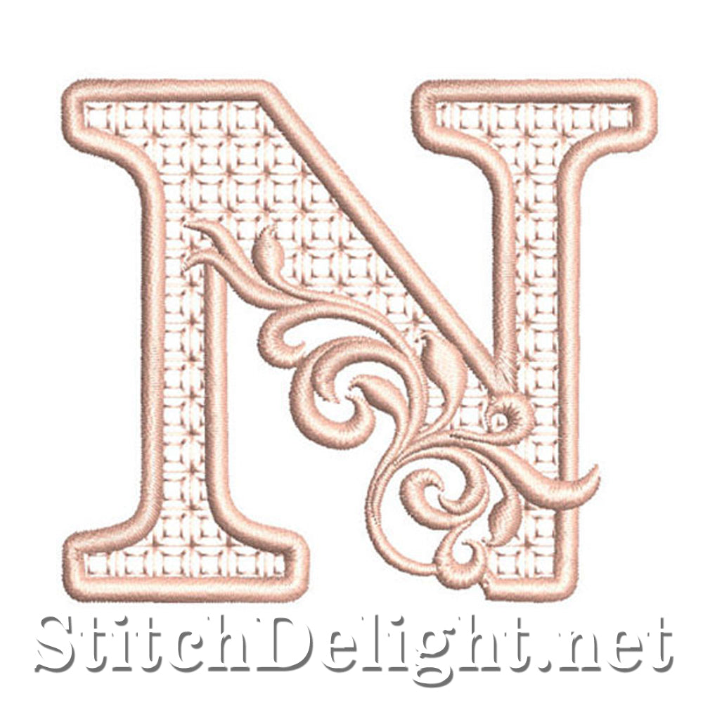 SDS1141 Fancy Block Font N