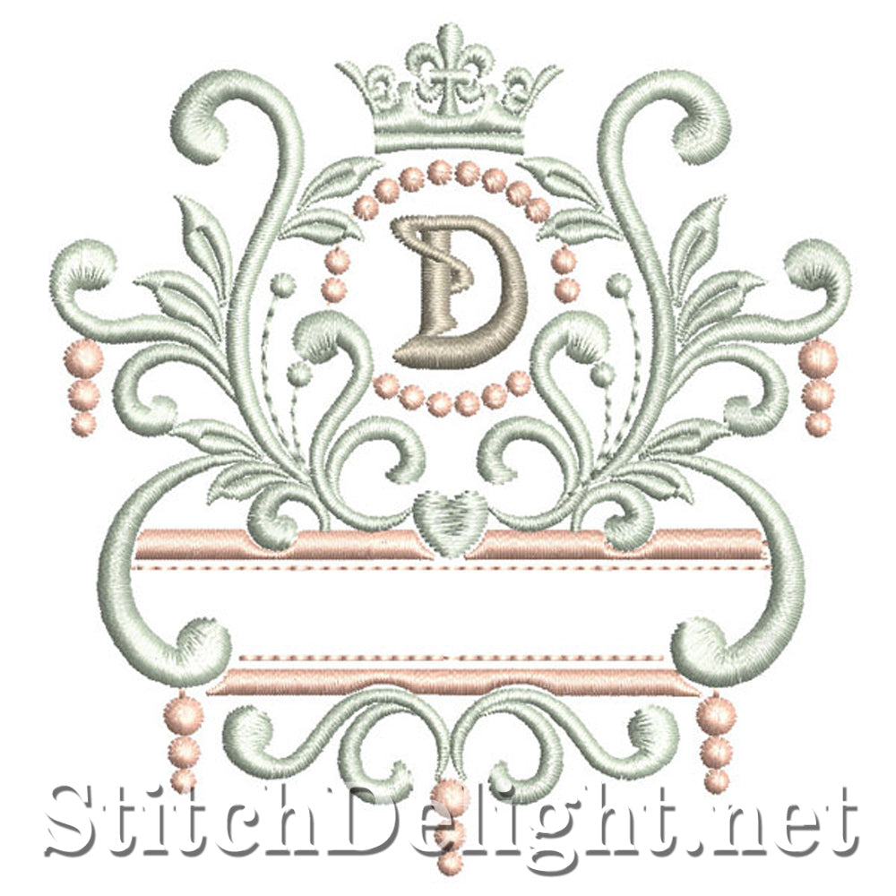SDS1193 Elegant Royal Lettertype D