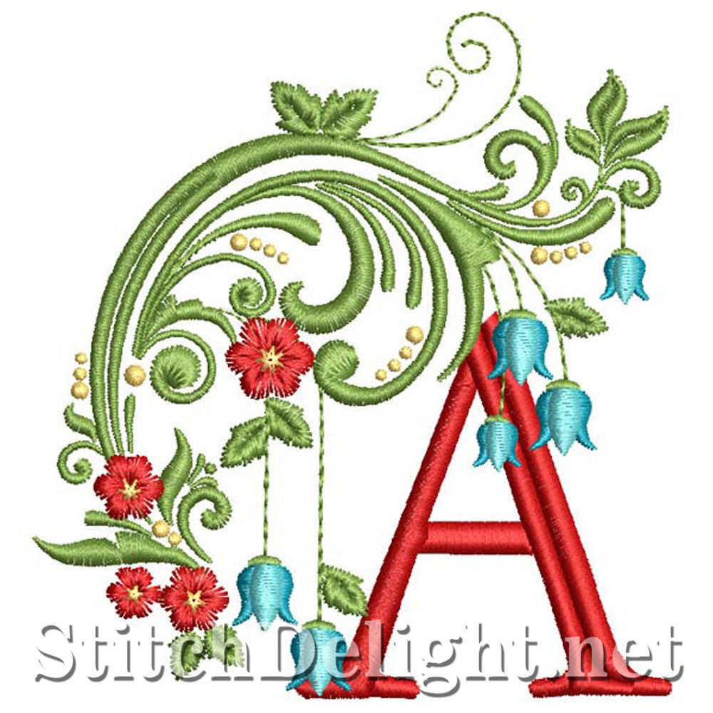 SDS1254 Blue Bell Font A