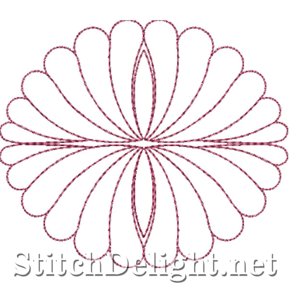 SDS0734 Feather Quilt Patterns