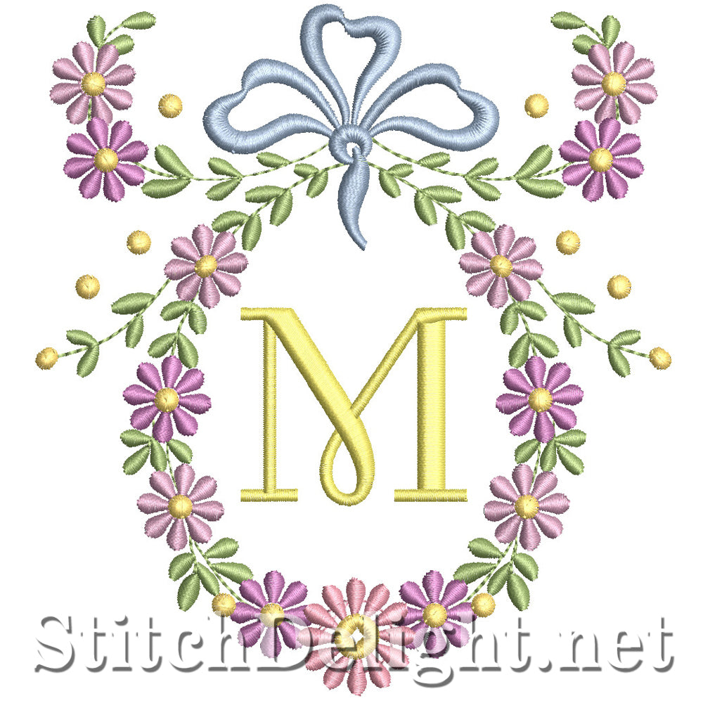 SDS1245 Wispy Floral Font M