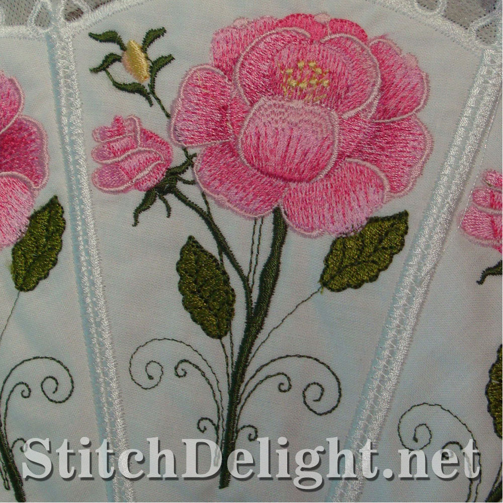 SD1133 Victorian Rose Doily Set