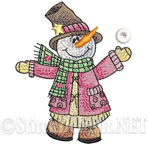 SD1374 Bonhomme de neige dansant 6