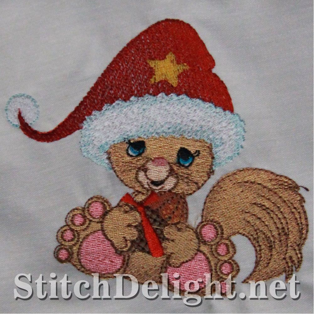 SD1196 Chrismas squirrel 2