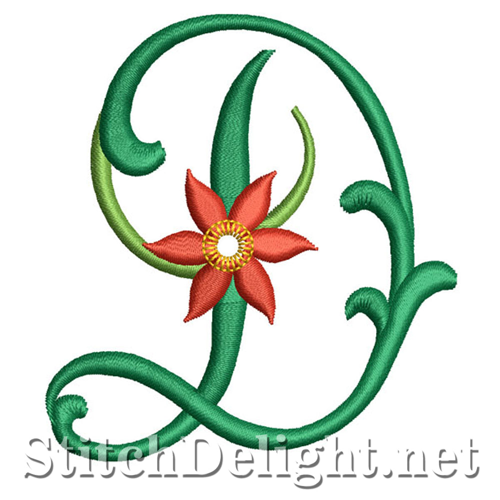 SDS1119 Poinsettia-lettertype D