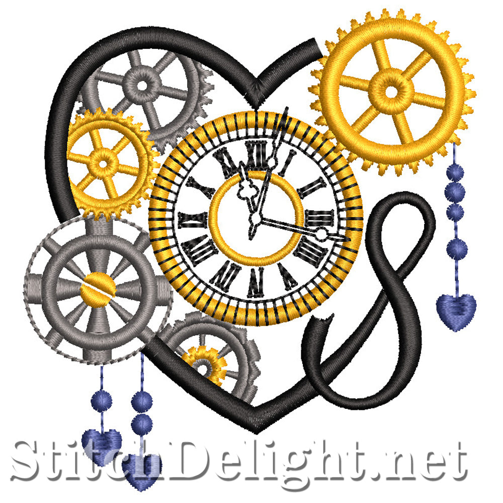 SDS1561 Steampunk Alpha Font S