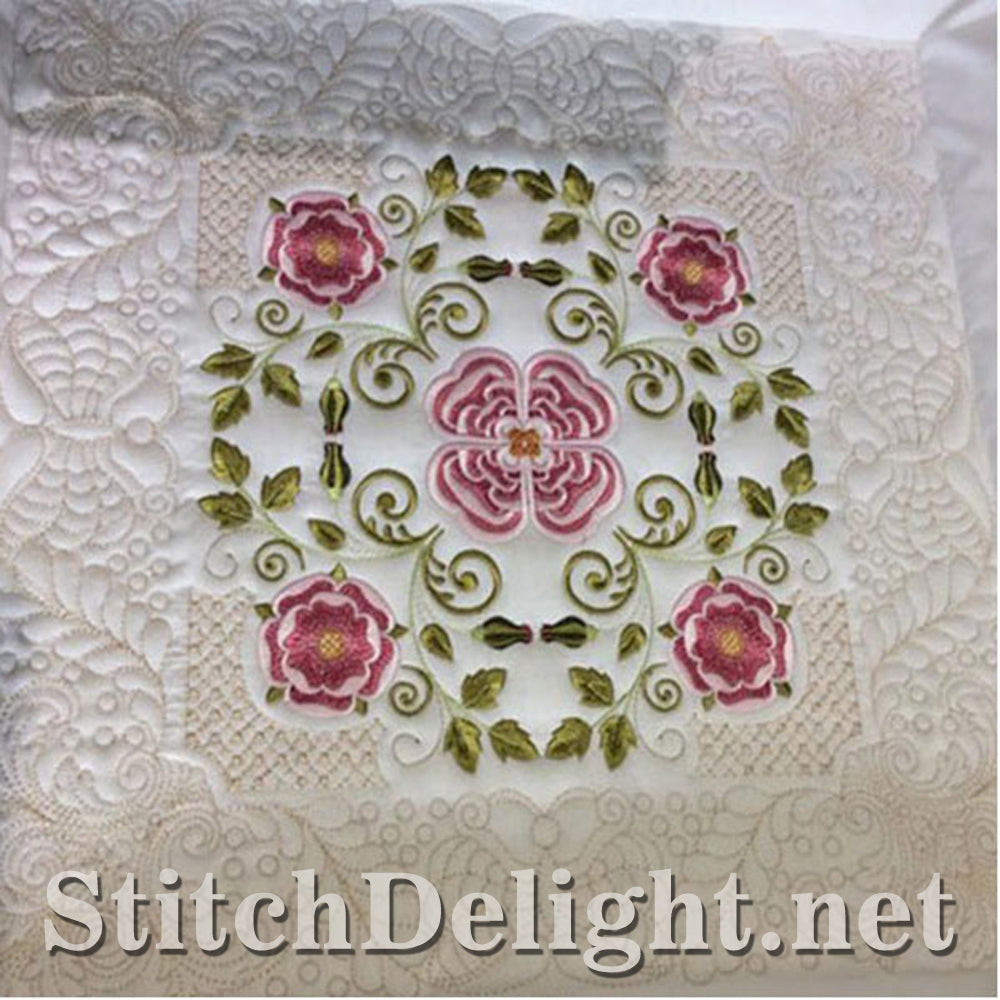 SDS0715 Tudor Rose Quiltblock Set 4