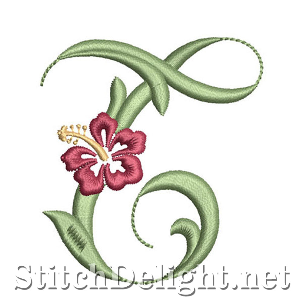 SDS1143 Hibiscus Font T