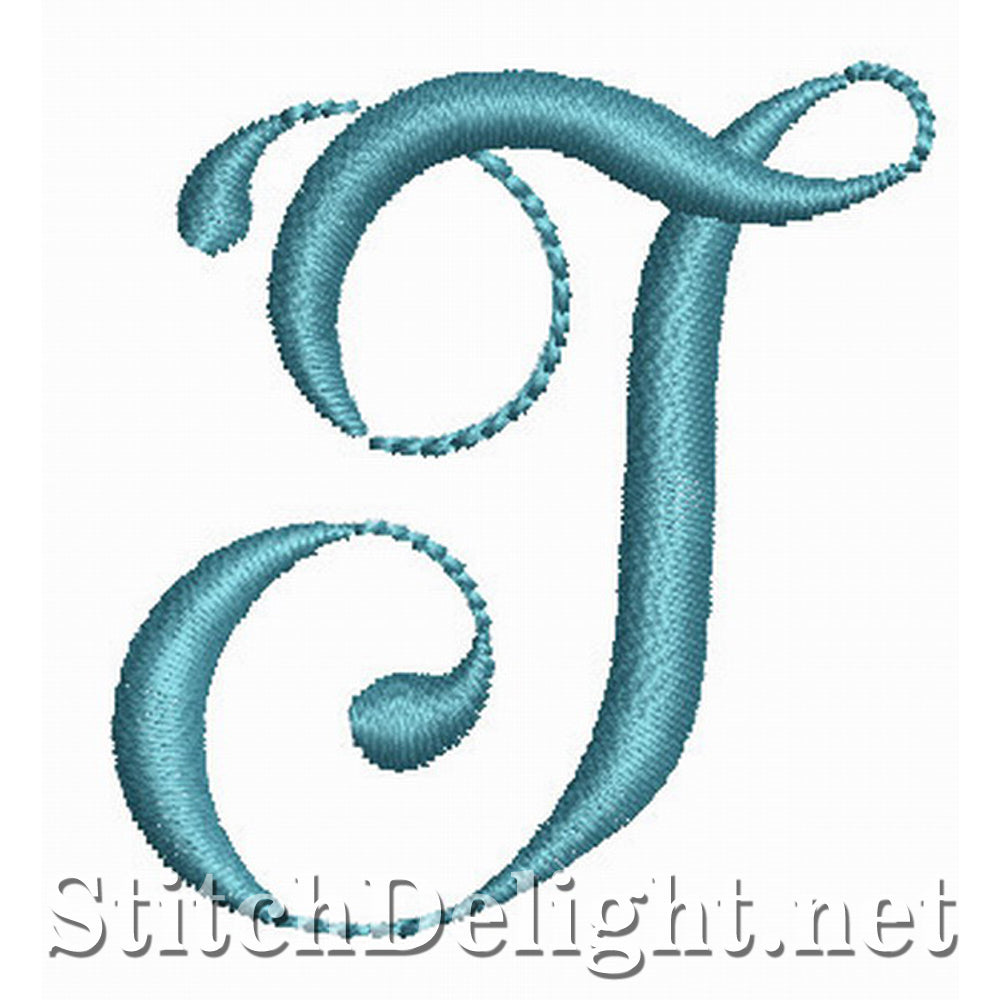 SDS0792 Ribbon Font J