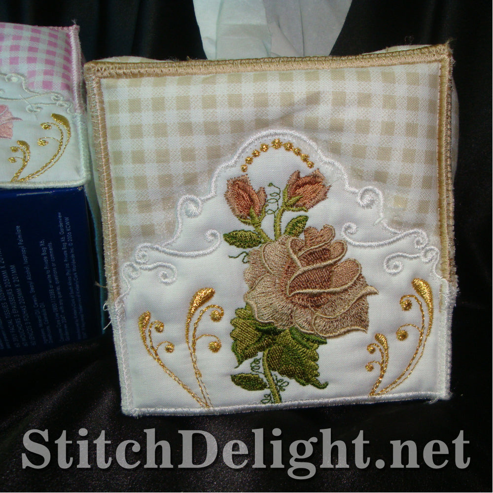 <transcy>Couverture de boîte à mouchoirs carrée rose SD1130</transcy>