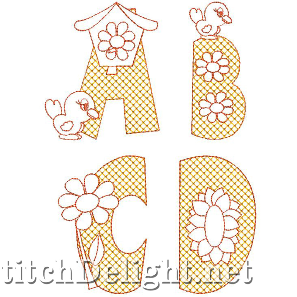 SD0745 Birdhouse Font