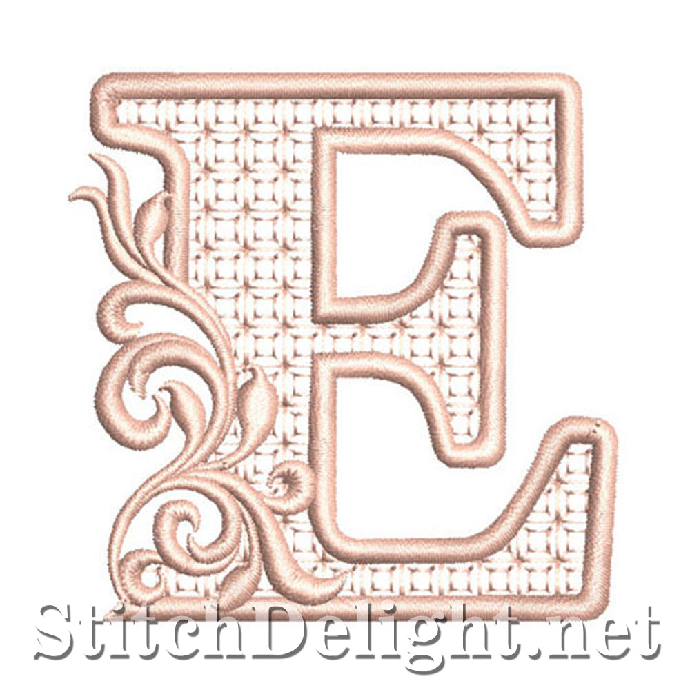 SDS1141 Fancy Block Font E