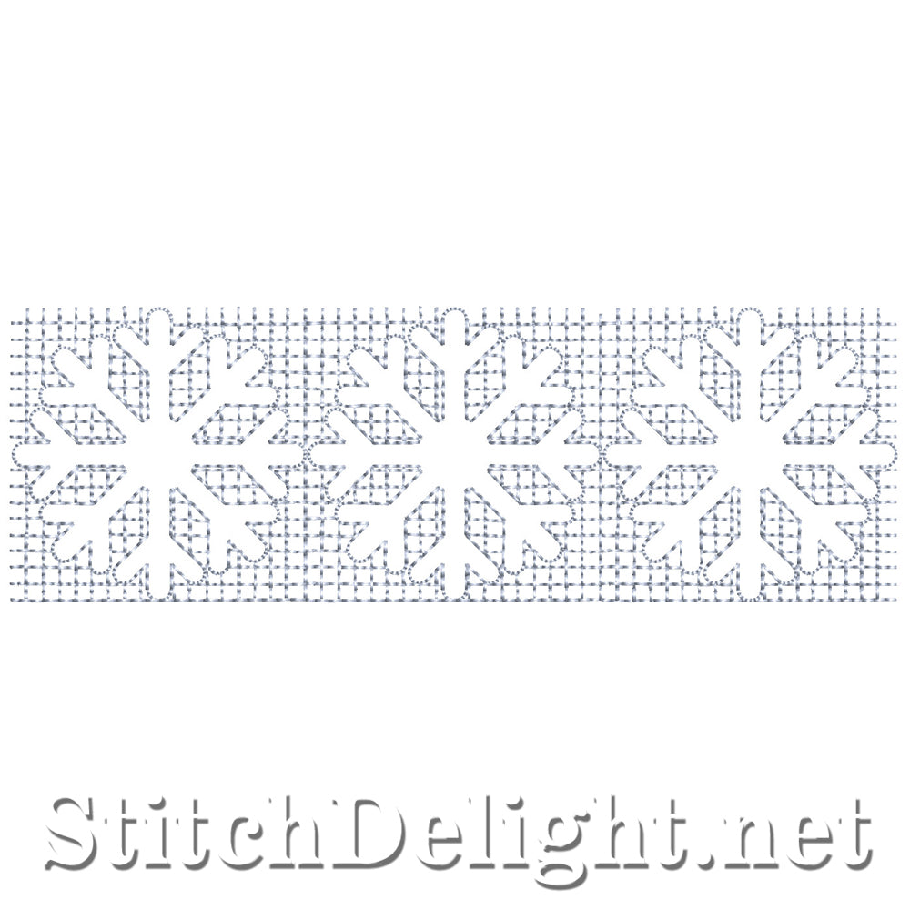 SD1368 Snowflake Border 1