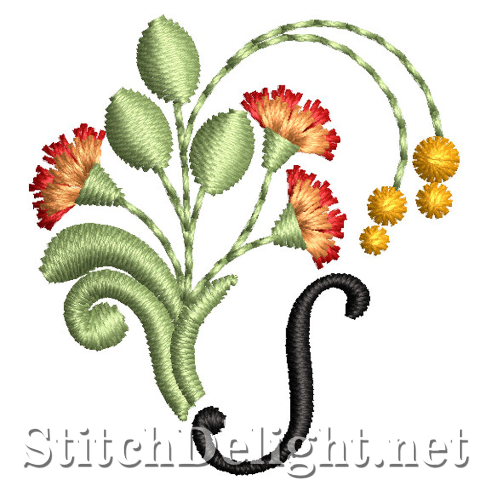 SDS1749 Flamboyant Font S