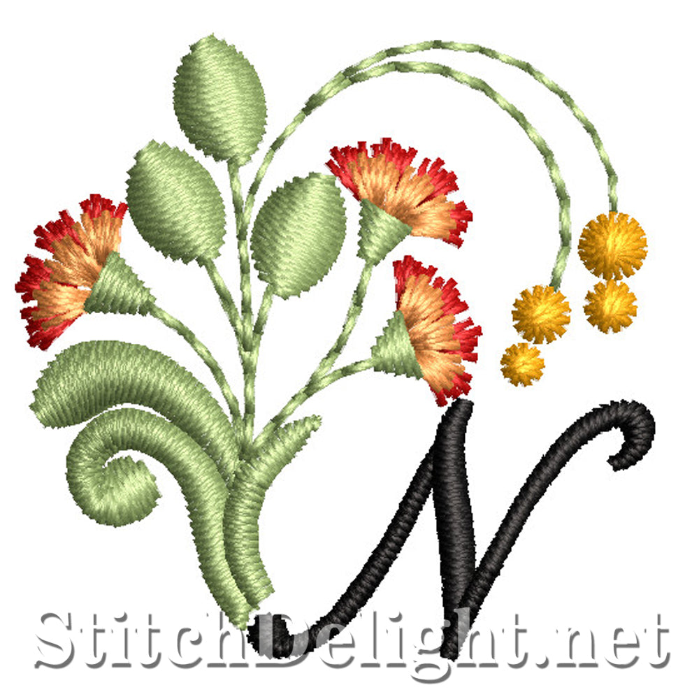 SDS1749 Flamboyant Font N
