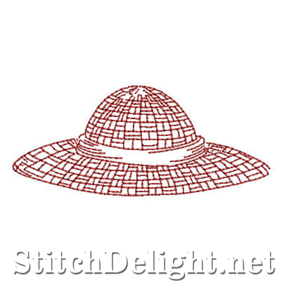 SD0616 Redwork Funny Hats