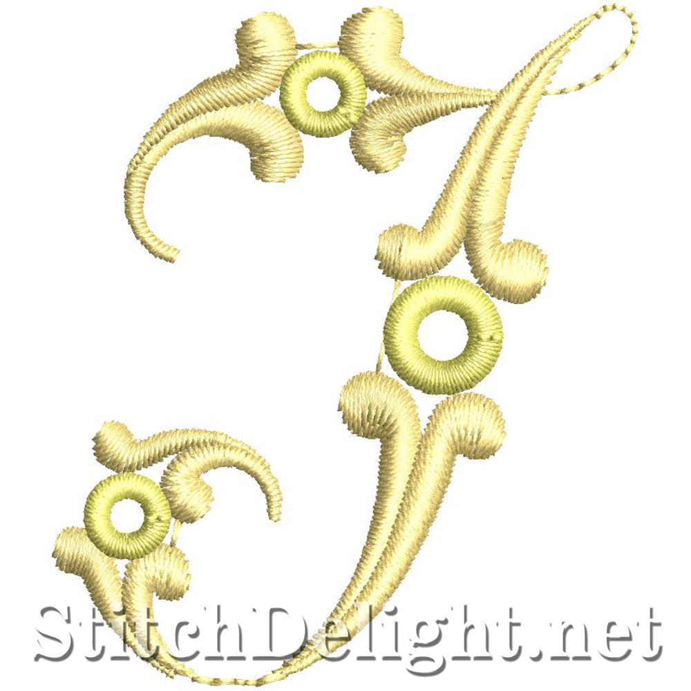 SDS0789 Swirly Font J