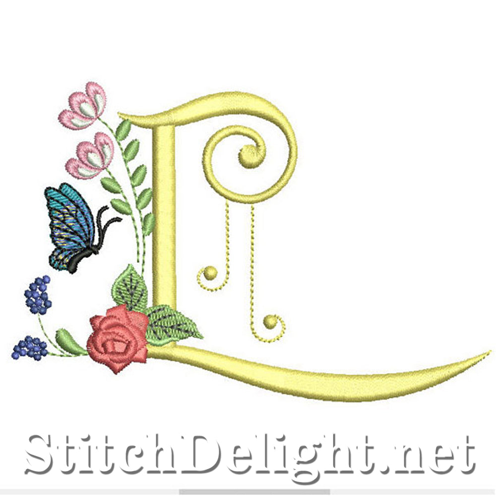 SDS0306 Deco Floral Font L