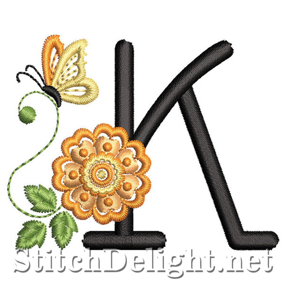 SDS1236 Sunset Bloom Font K