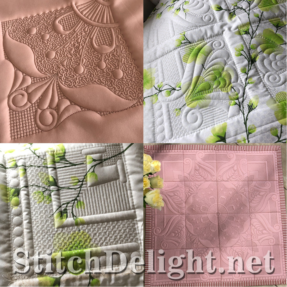 SDS1284 Tissu Entier Rose Tudor