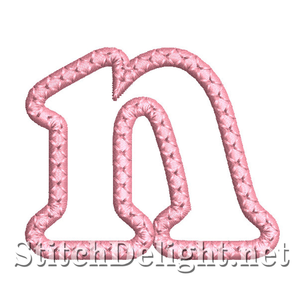 SDS1450 Applique Small Letter font N