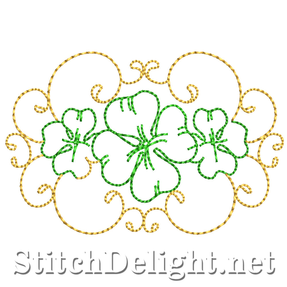 SD0697 Lucky Clover Corners