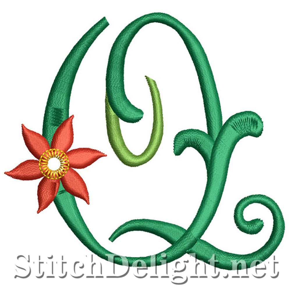 SDS1119 Poinsettia-lettertype Q