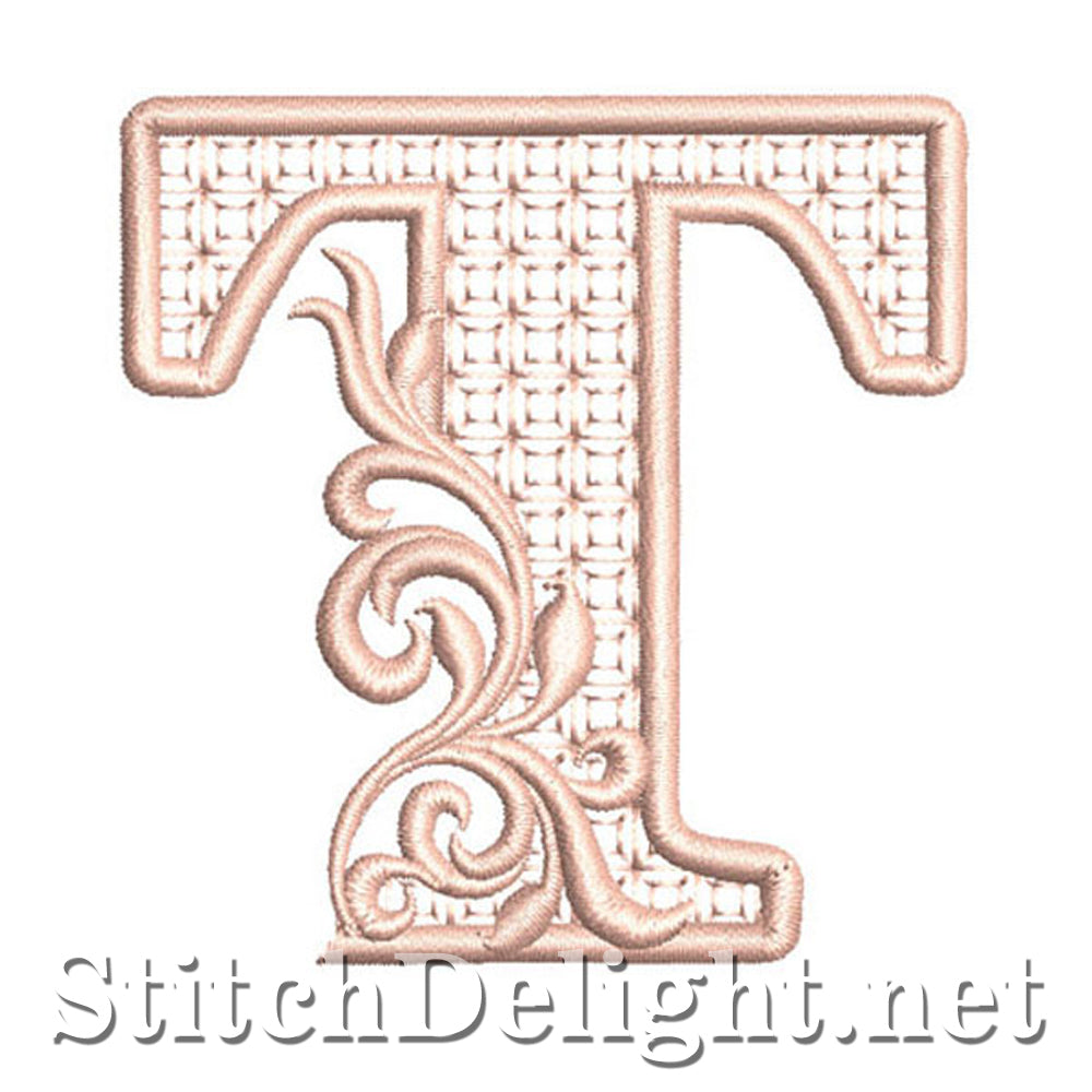 SDS1141 Fancy Block Font T