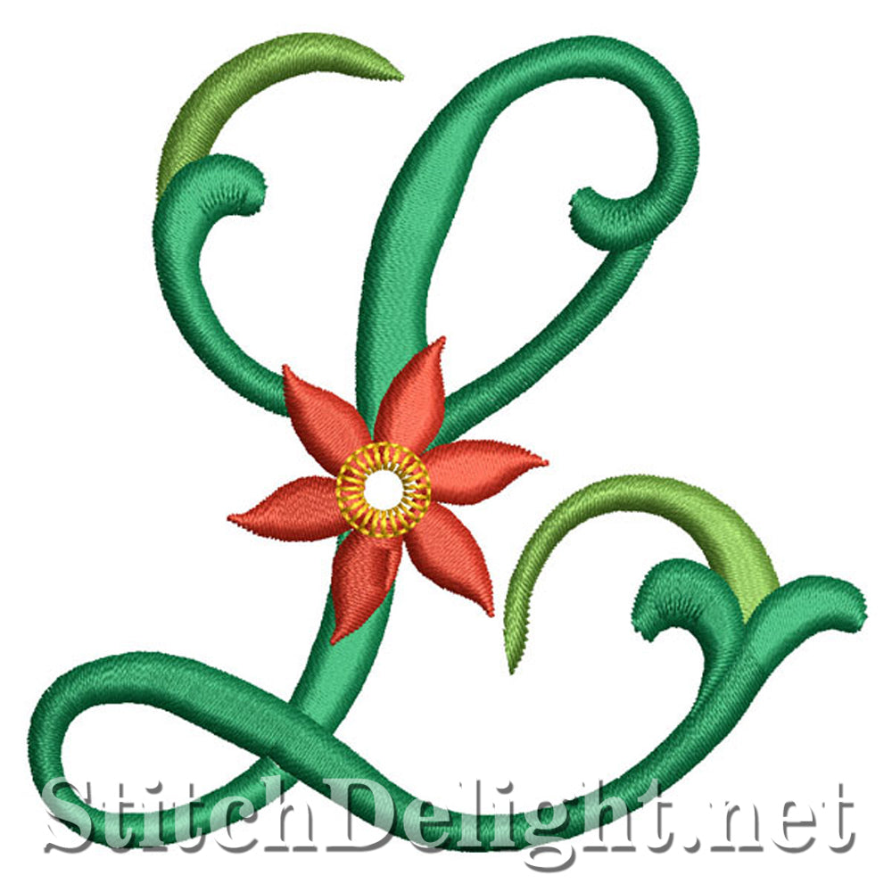 SDS1119 Poinsettia Font L