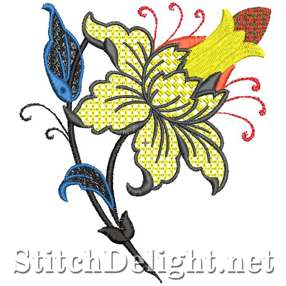 SD0987 Elegant Flower 4