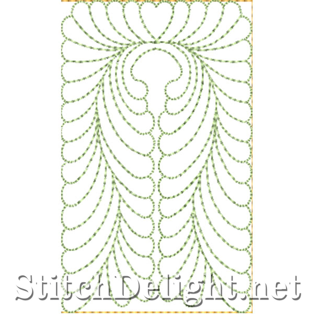 SDS0735 Sashing Feather Quilt Patterns