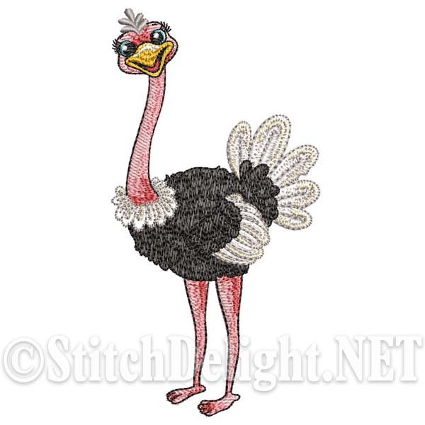 SD1432 Ostrich Smile