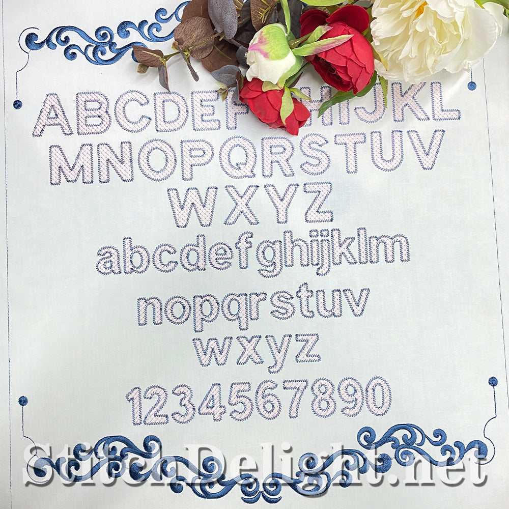 SDS1771 Lacy Block Font