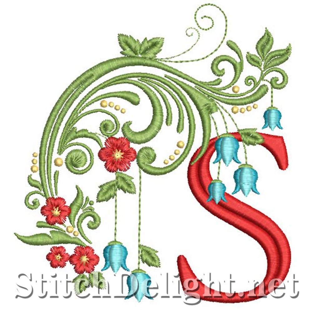 SDS1254 Blue Bell Font S