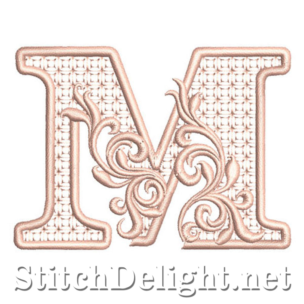 SDS1141 Fancy Block Font M