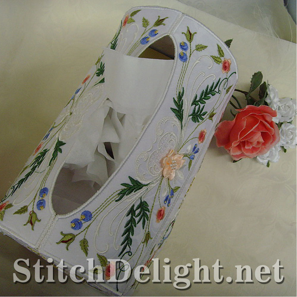 <transcy>SD0705 Housse de boîte à mouchoirs en forme de rose héritage</transcy>