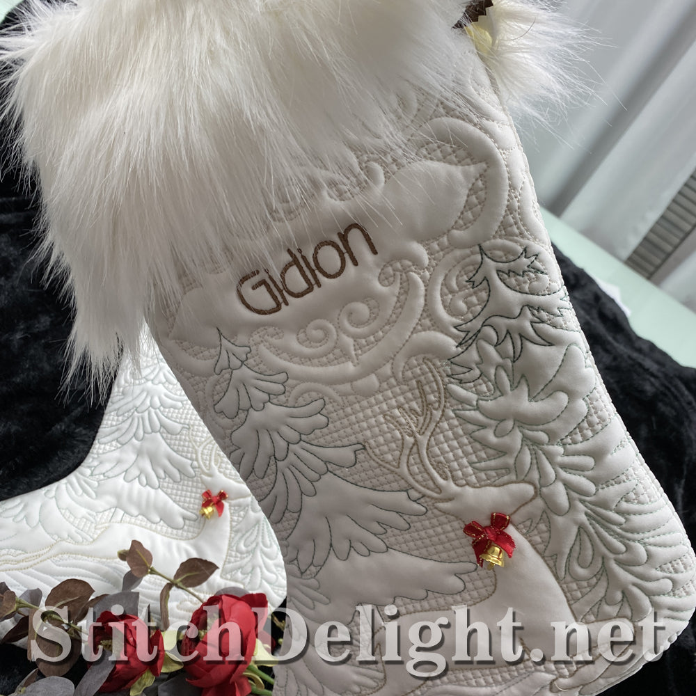 SDS1778 Snowy Day Christmas Stockings