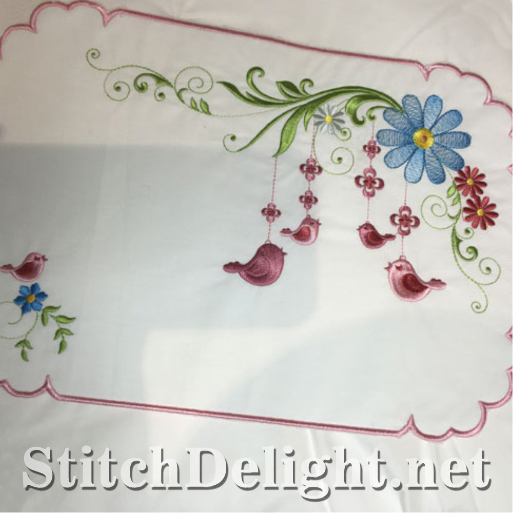 SDS1099 ITH Tray Cloths
