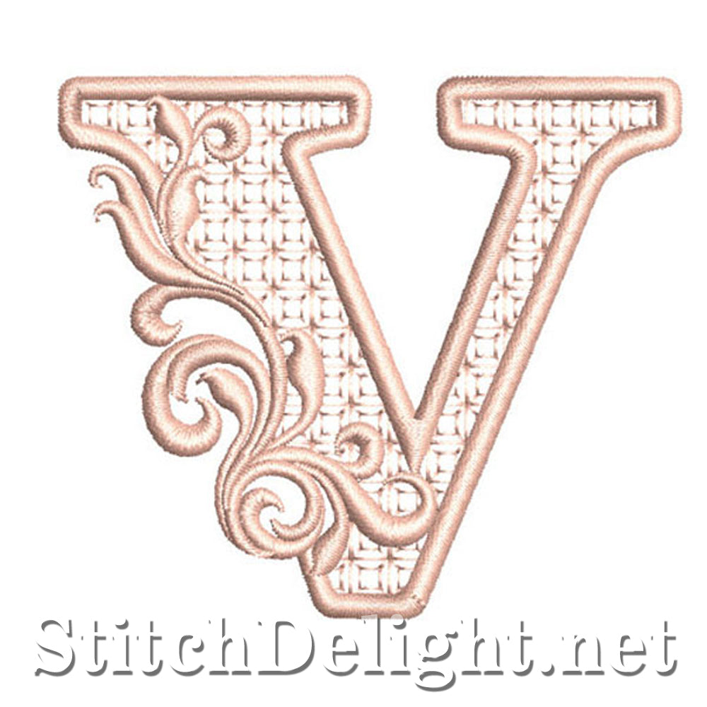SDS1141 Fancy Block-lettertype V