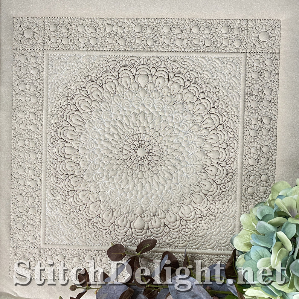 SDS1763 Mandala Rainbow Border and Corner