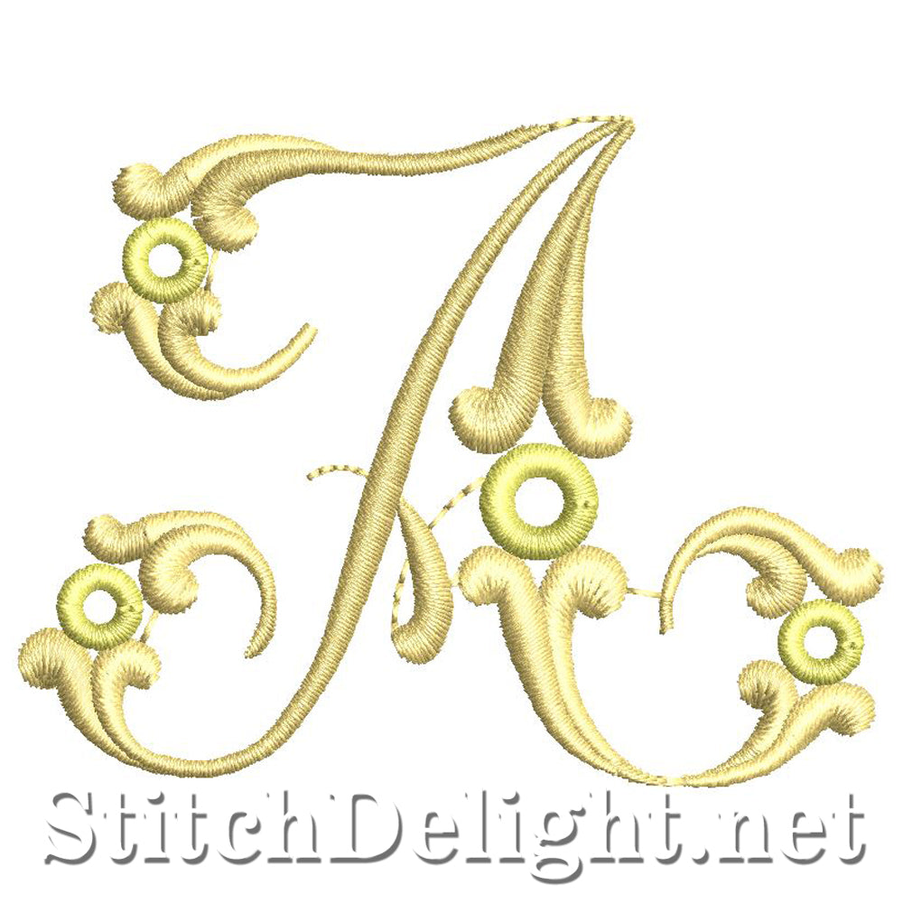 SDS0789 Swirly Font A