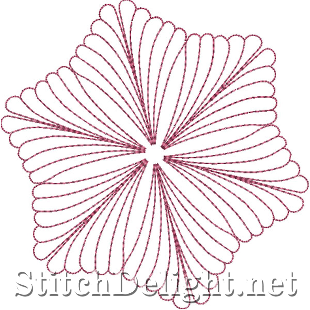 SDS0734 Feather Quilt Patterns