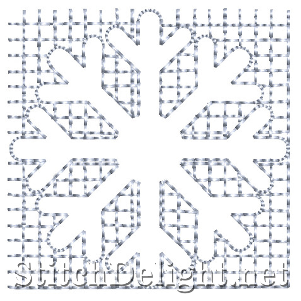 SD1375 Snowflake Border 2