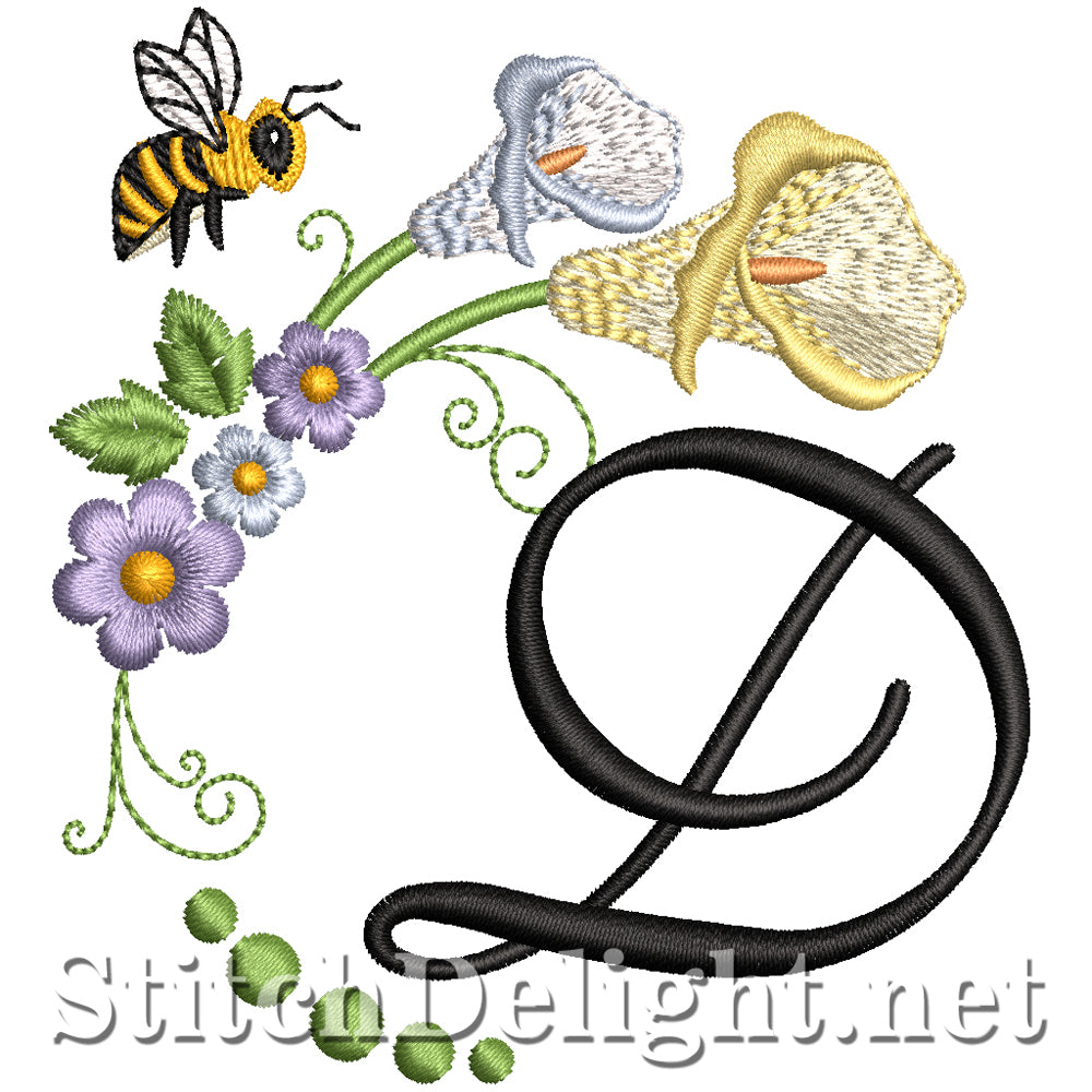 SDS2601 Spring Blossom Font D